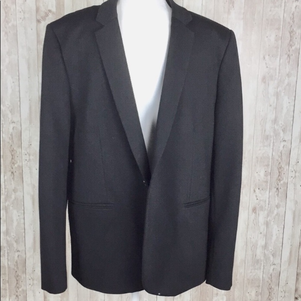 Guess Black LS Pointe Blazer Size XL